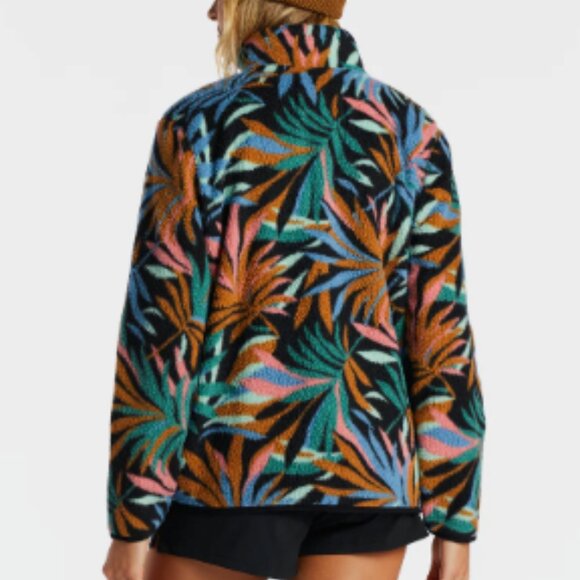 NWT New Billabong Women's A/Div Boundary Mock 3 Half-Zip Pullover Sweatshirt S 8 - Picture 2 of 8